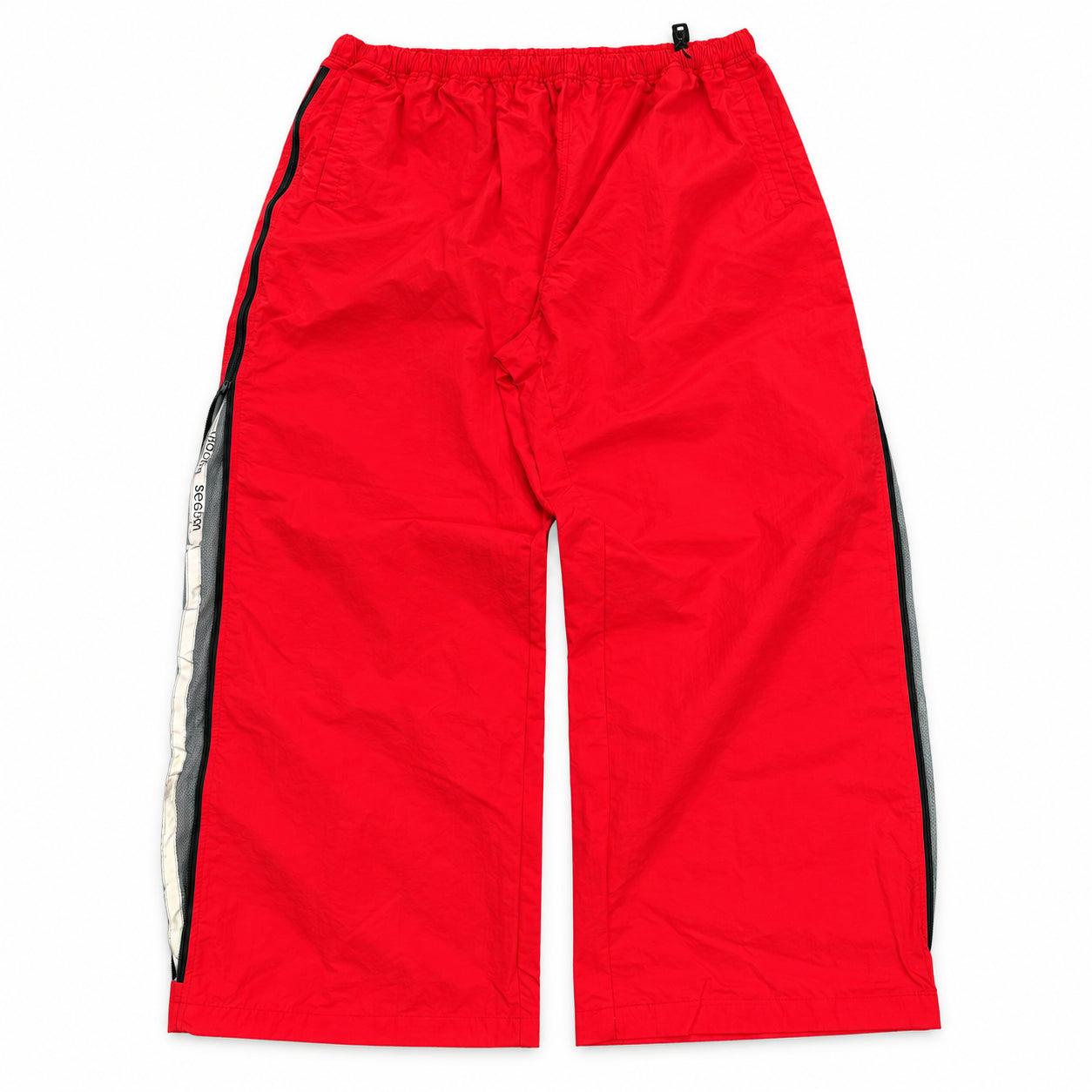 Hidden Season Red Zipper Track Pants