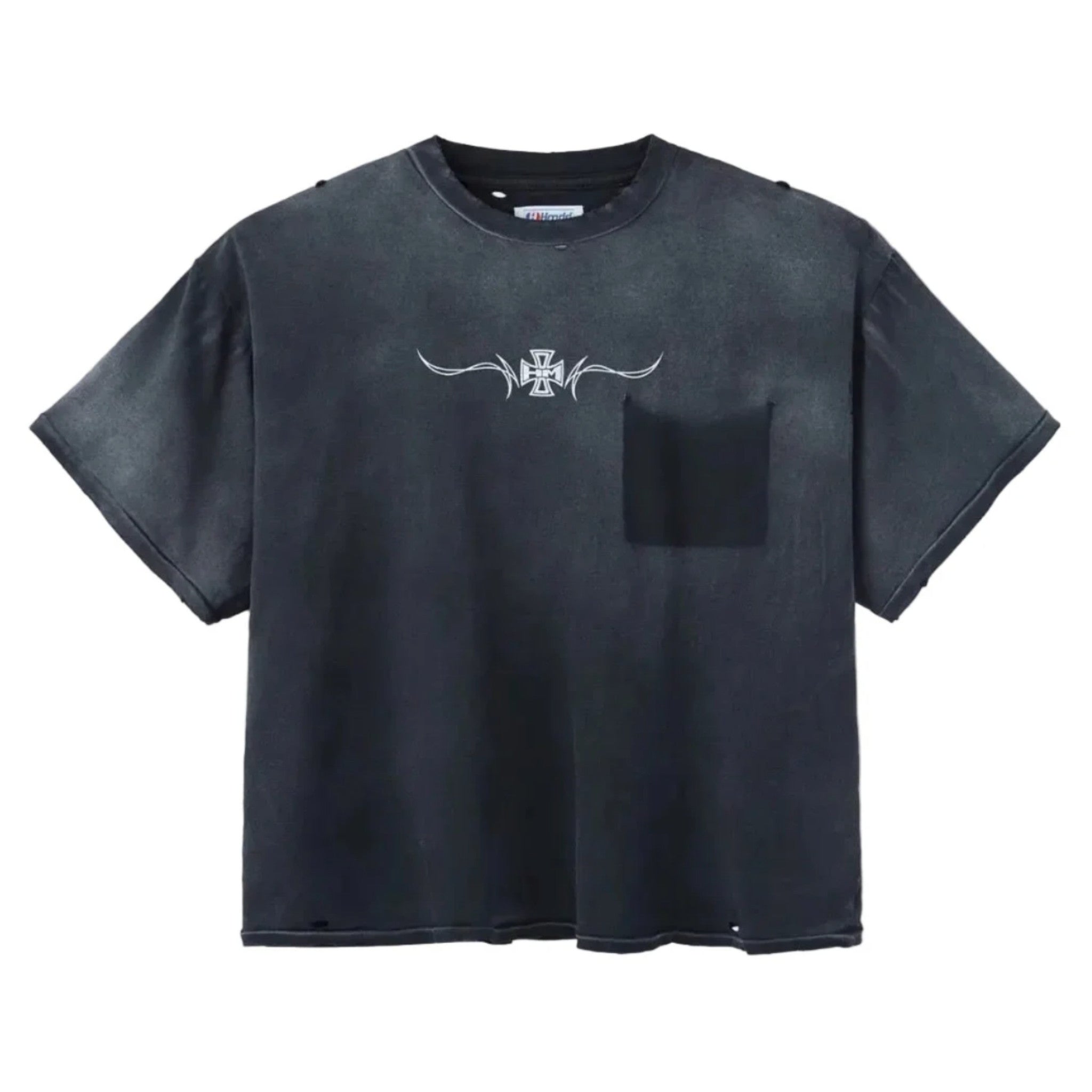 HMDD Ghost Pocket Tee Black