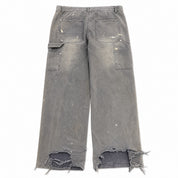 Pre-Owned HMDD Disstressed Double Knees Navy