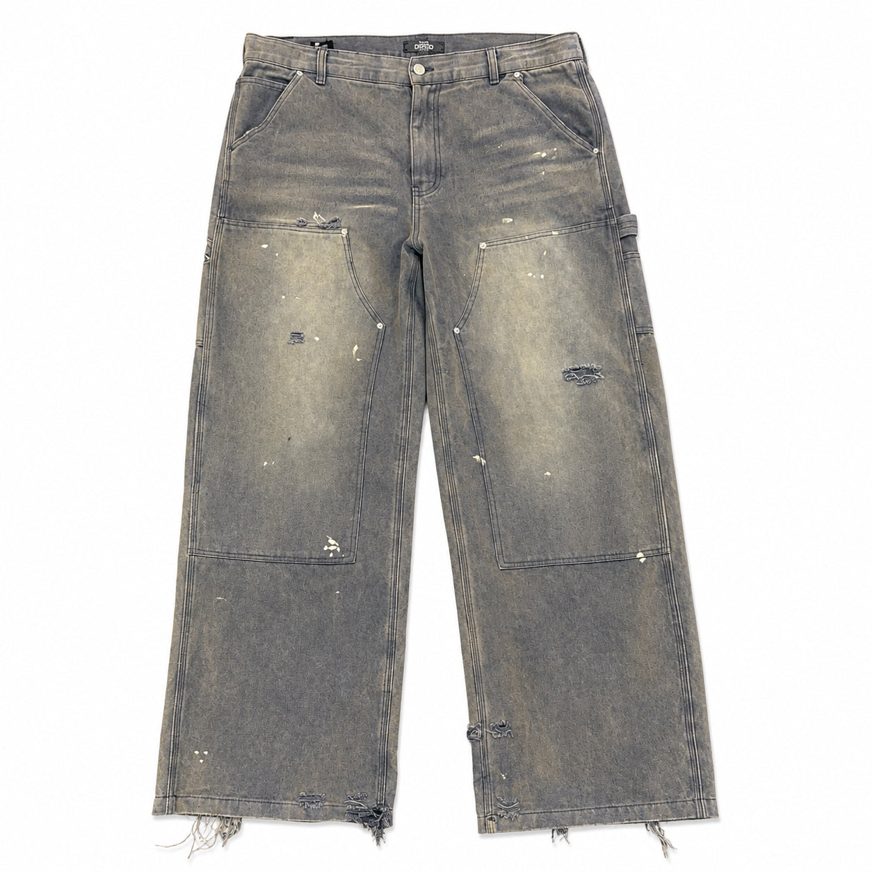 Pre-Owned HMDD Disstressed Double Knees Navy