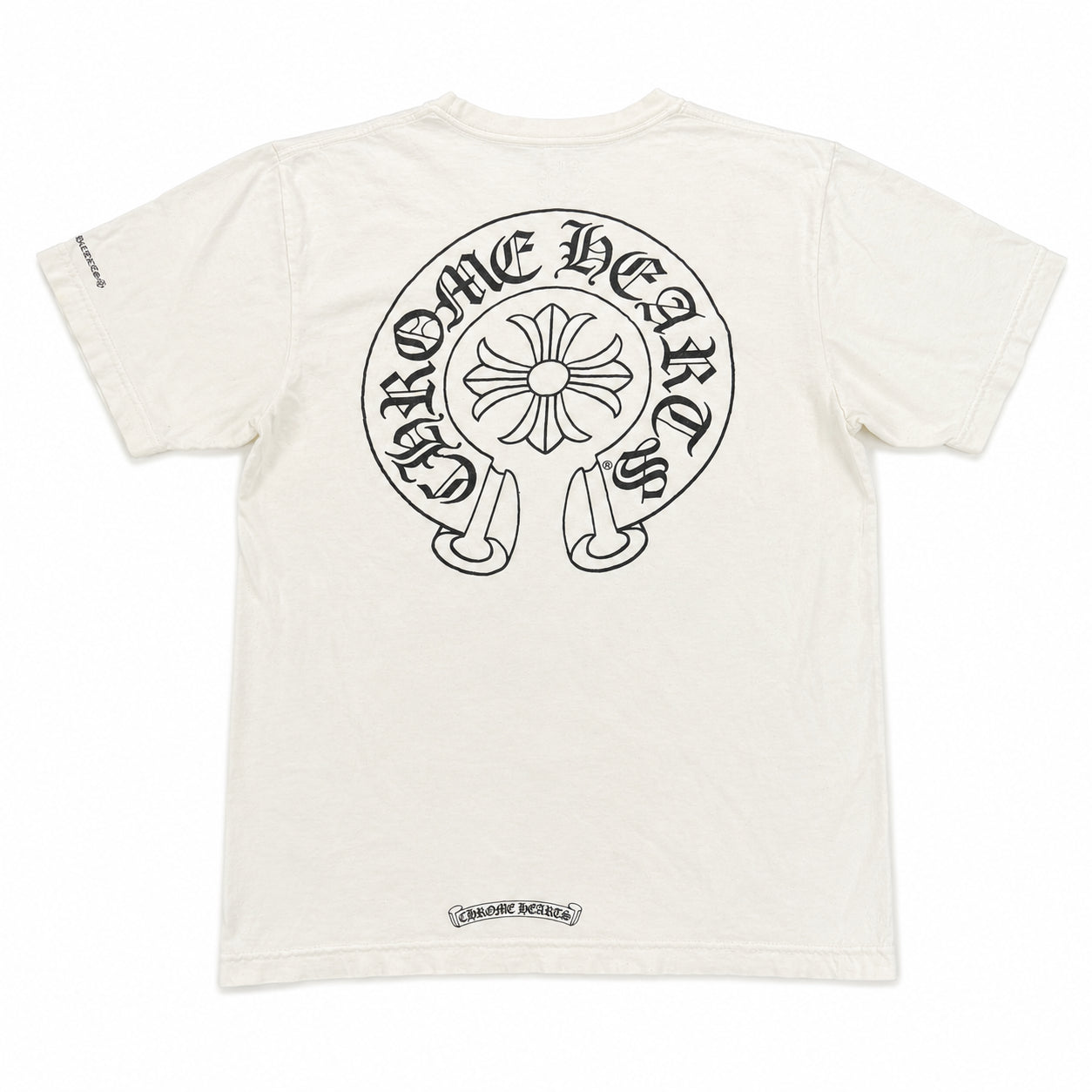 Pre-Owned Chrome Hearts Horseshoe Tee White