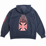 (FINAL SALE) VINTAGE West Coast Choppers Jesse James CFL Hoodie
