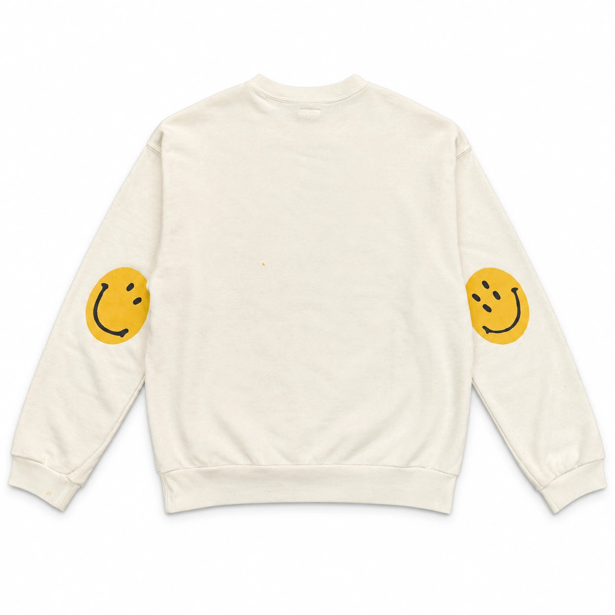 Pre-Owned Kapital Smiley Crewneck White
