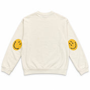 Pre-Owned Kapital Smiley Crewneck White