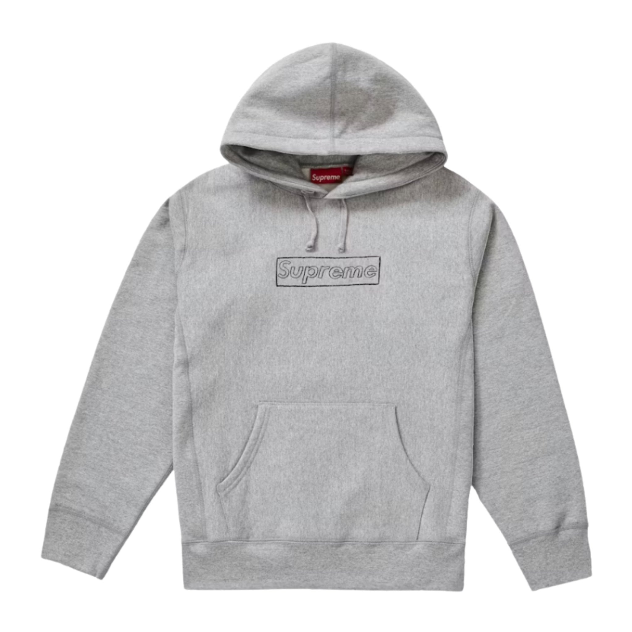 Supreme Kaws Chalk Box Logo Grey