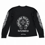 Chrome Hearts Floral Horseshoe London L/S Black