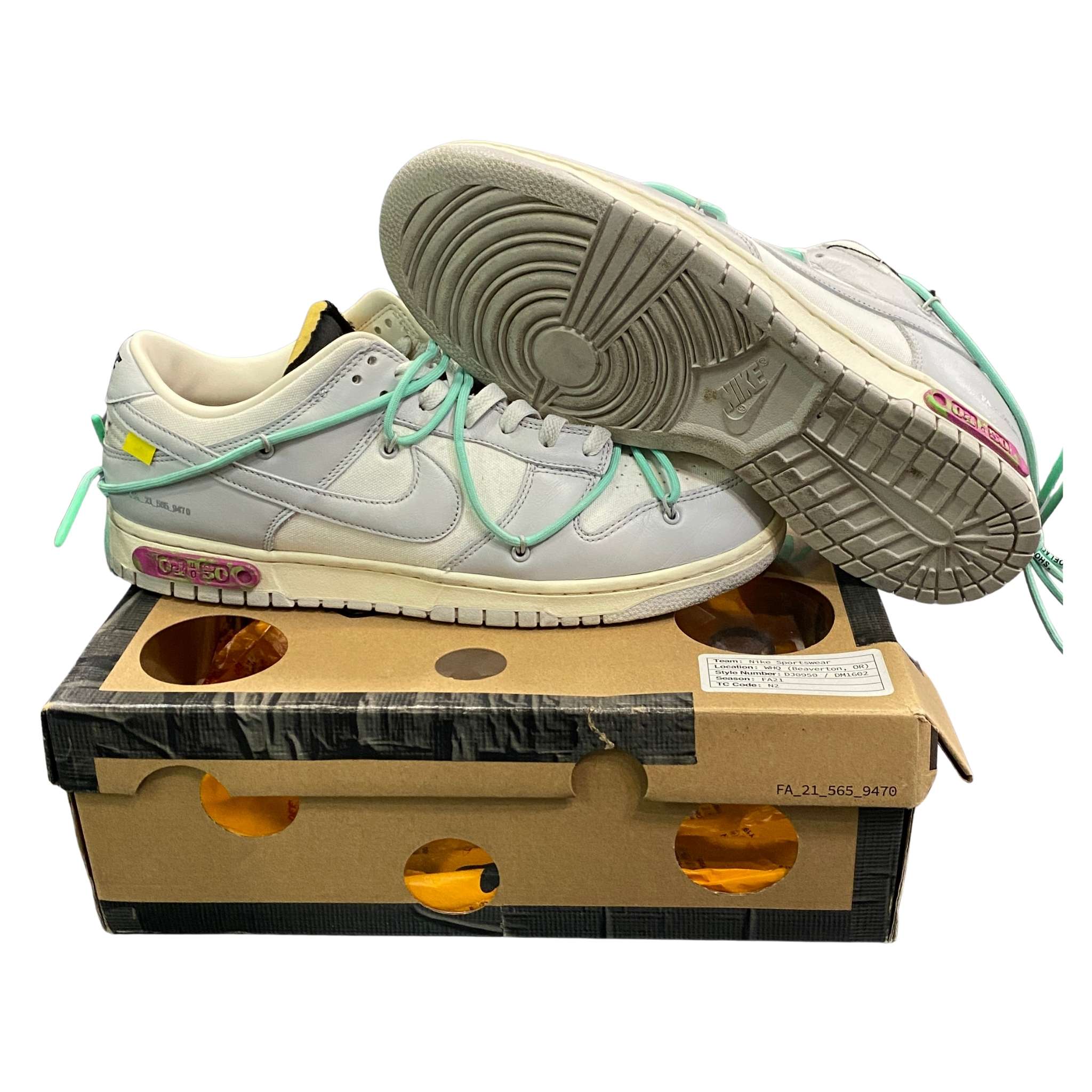 Nike Dunk Low Off-White Lot 4 (USED)