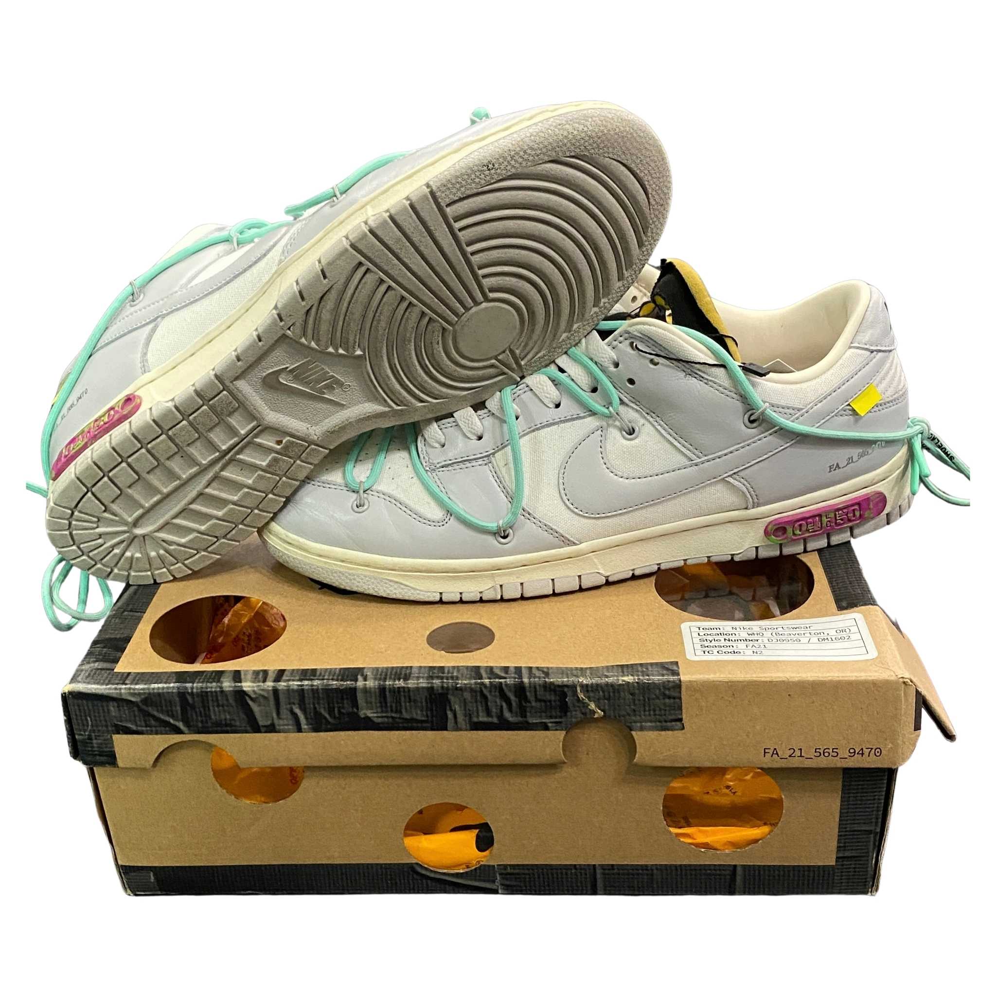 Nike Dunk Low Off-White Lot 4 (USED)