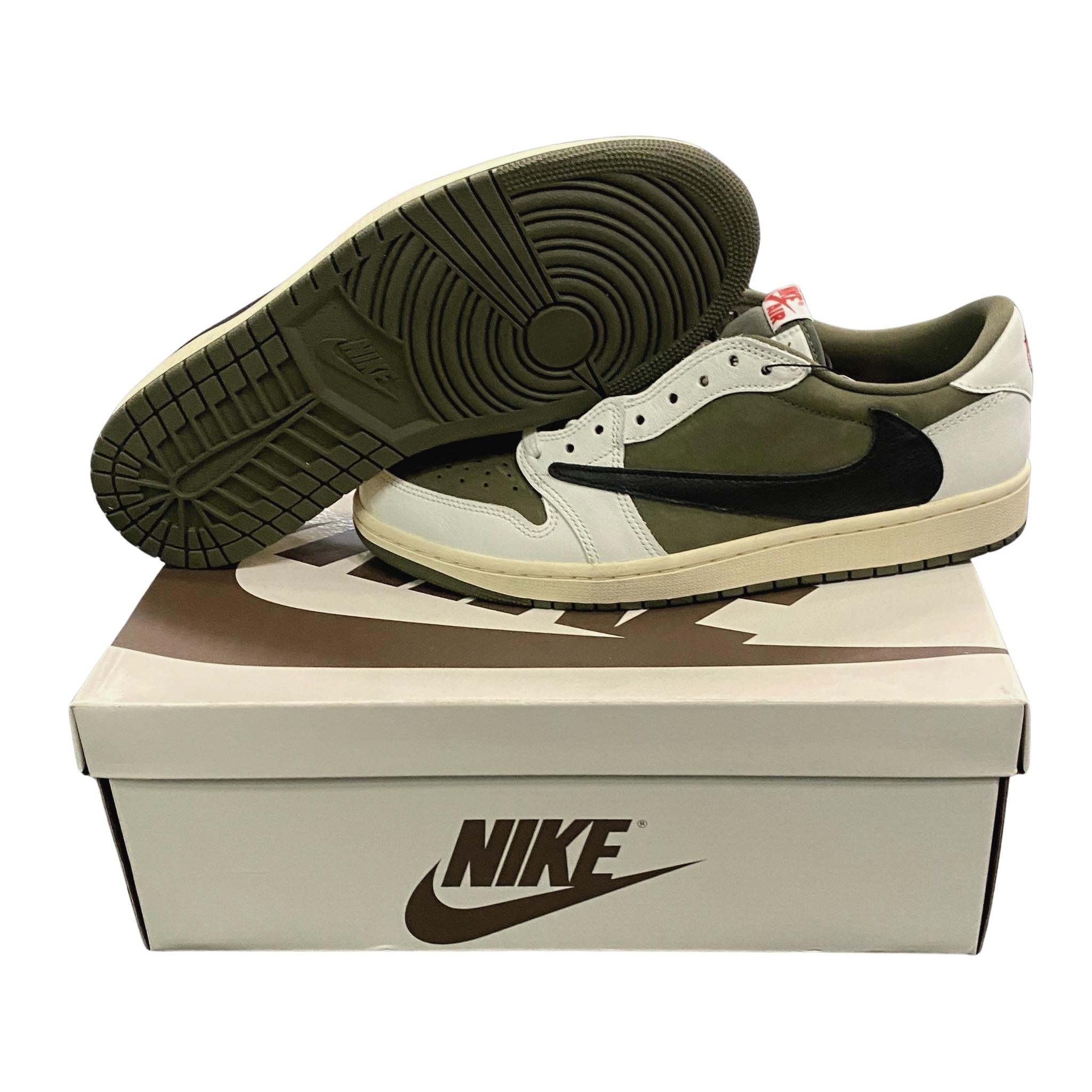Jordan 1 Low Travis Scott Medium Olive (USED)