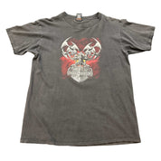 (FS) Vintage Harley Davidson Metal Eagle Tee
