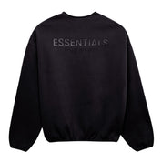Essentials Modern Fit Fleece Crewneck Black