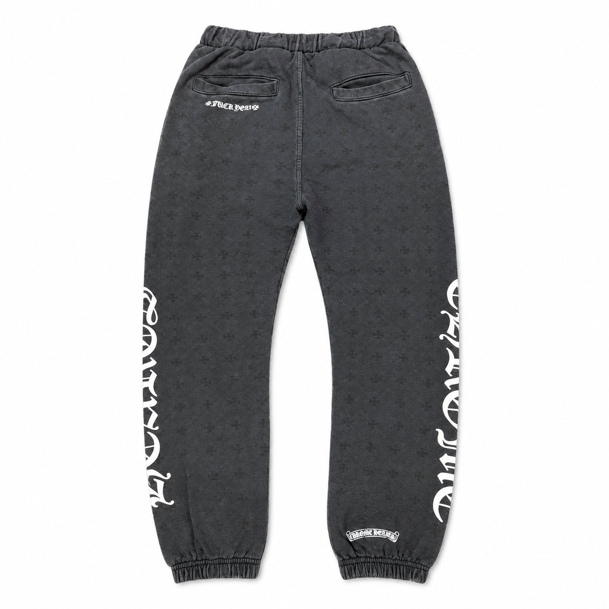 Pre-Owned Chrome Hearts Monogram Horseshoe Sweatpants