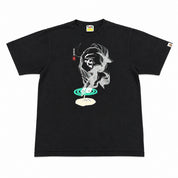 Pre-Owned Bape Mosquito Coil Ape Head T-Shirt Black