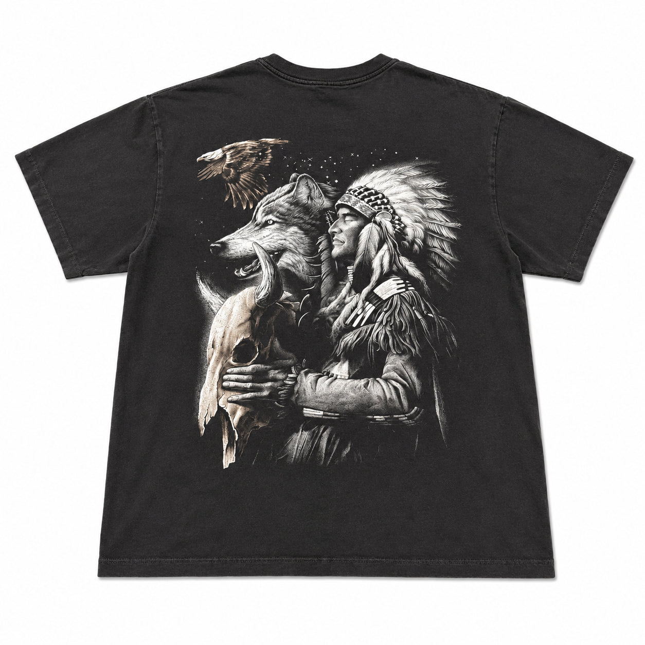 (FS) VINTAGE WOLF NATIVE TEE