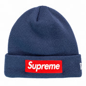 Pre-Owned Supreme Box Logo Beanie Red/Navy