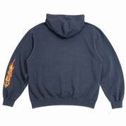 (FINAL SALE) VINTAGE OCC Flame Logo Hoodie Navy