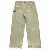 Vintage Carhartt Carpenter Pants Olive 3