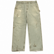 Vintage Carhartt Carpenter Pants Olive 3