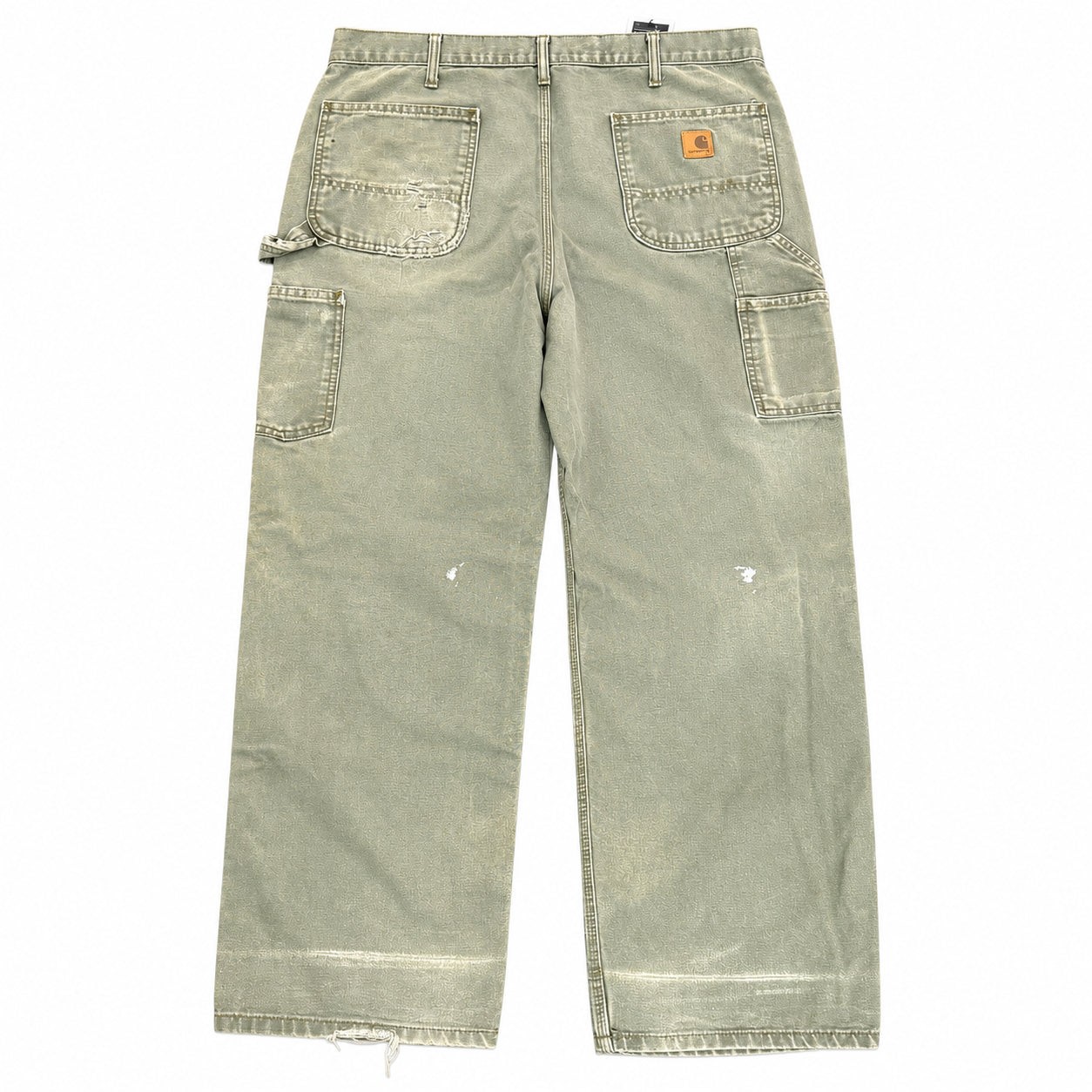 Vintage Carhartt Carpenter Pants Olive 4