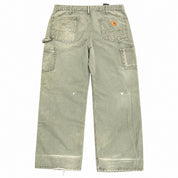Vintage Carhartt Carpenter Pants Olive 4