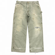 Vintage Carhartt Carpenter Pants Olive 4