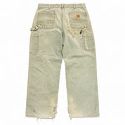 Vintage Carhartt Carpenter Pants Olive 5