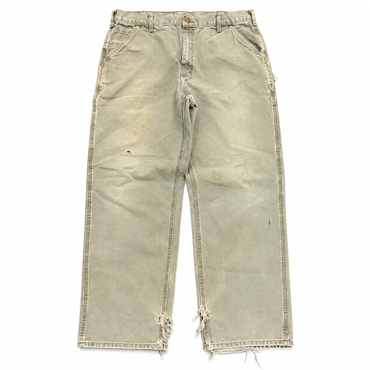 Vintage Carhartt Carpenter Pants Olive 5