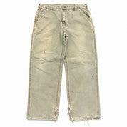 Vintage Carhartt Carpenter Pants Olive 5