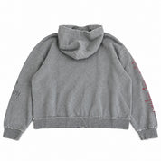 Boredom Hills Reality Zip Hoodie Grey