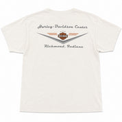 (FS) Vintage Harley Davidson Richmond IA Tee Cream