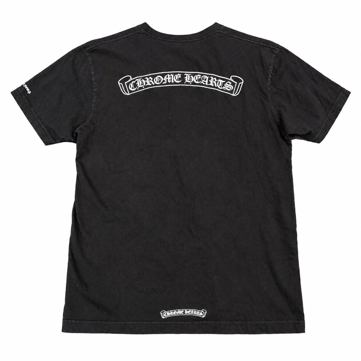 Pre-Owned Chrome Hearts Scroll Tee Black