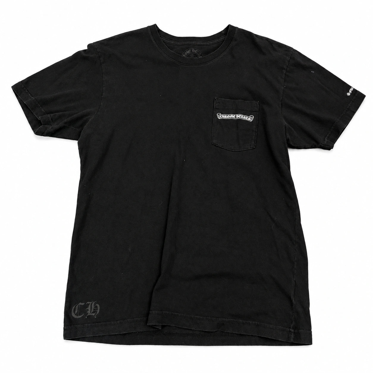 Pre-Owned Chrome Hearts Scroll Tee Black