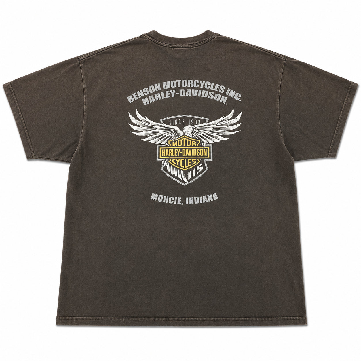 (FS) Vintage Harley Davidson Pocket Shield Tee