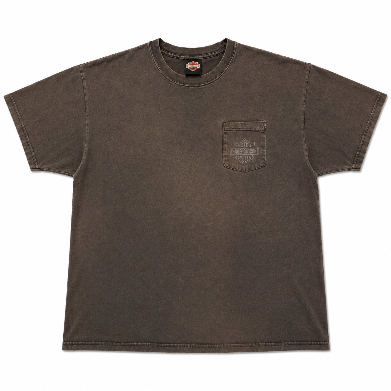 (FS) Vintage Harley Davidson Pocket Shield Tee