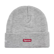 Supreme New Era Classic Logo Shop Beanie Heather Grey