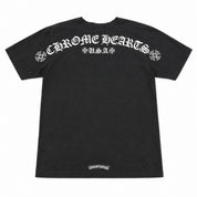 Pre-Owned Chrome Hearts Shoulder Logo T-Shirt Black