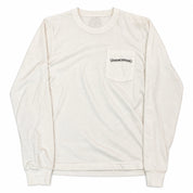Pre-Owned Chrome Hearts Shoulder Logo L/S Tee White