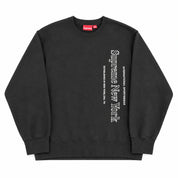 Pre-Owned Supreme Side Logo Crewneck FW20
