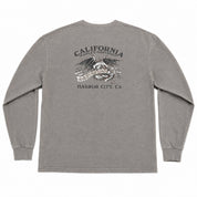 (FINAL SALE) VINTAGE Harley Davidson Grey Skull L/S Tee