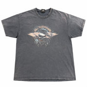 (FS) Vintage Harley Davidson Skull Wings Tee