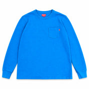 Pre-Owned Supreme Small Logo L/S Blue