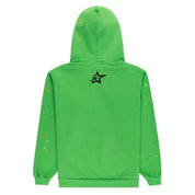 SP5DER Rhinestone Punk v2 Hoodie Lime