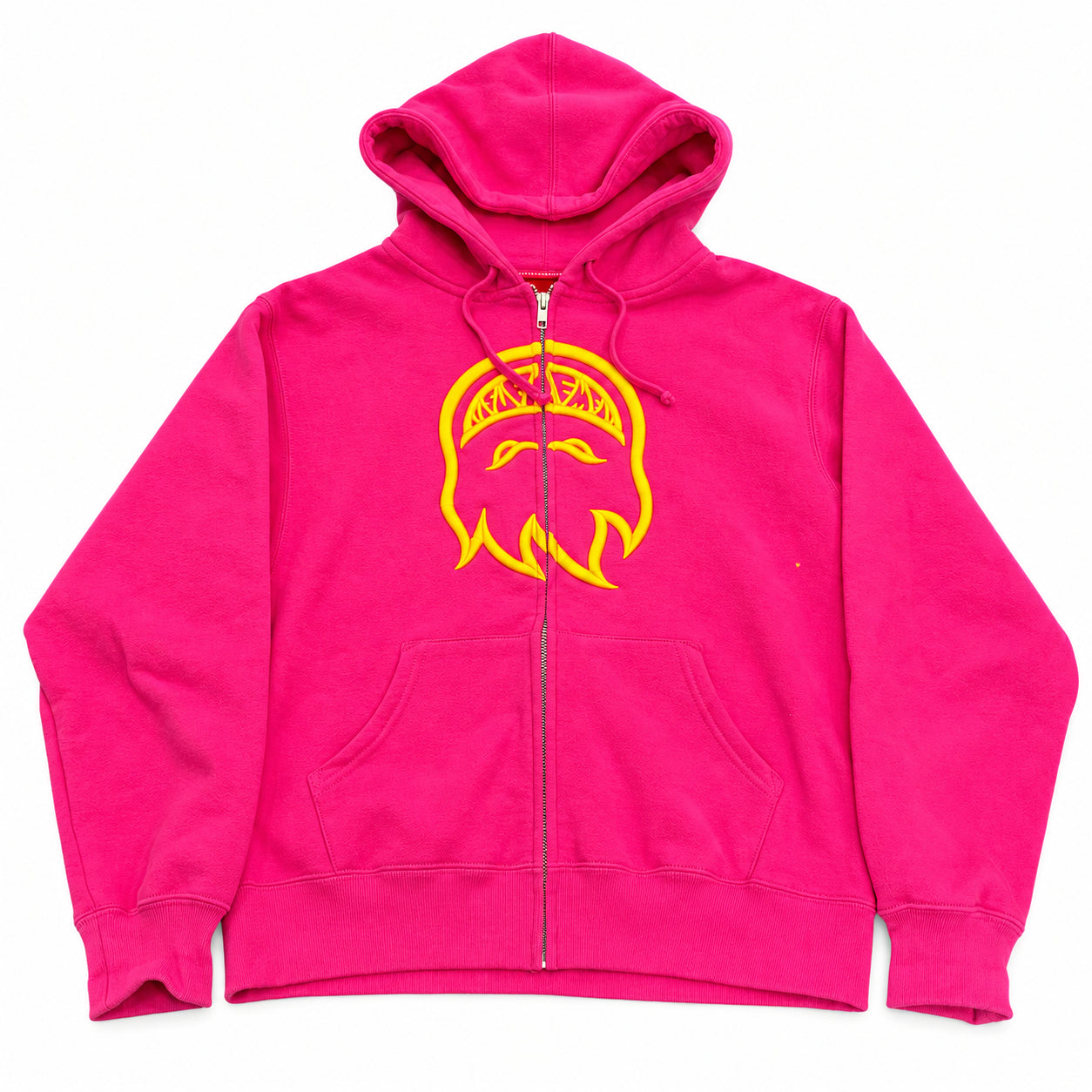 Pre-Owned Supreme x Spitfire Zip Up Hoodie Pink