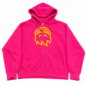 Pre-Owned Supreme x Spitfire Zip Up Hoodie Pink