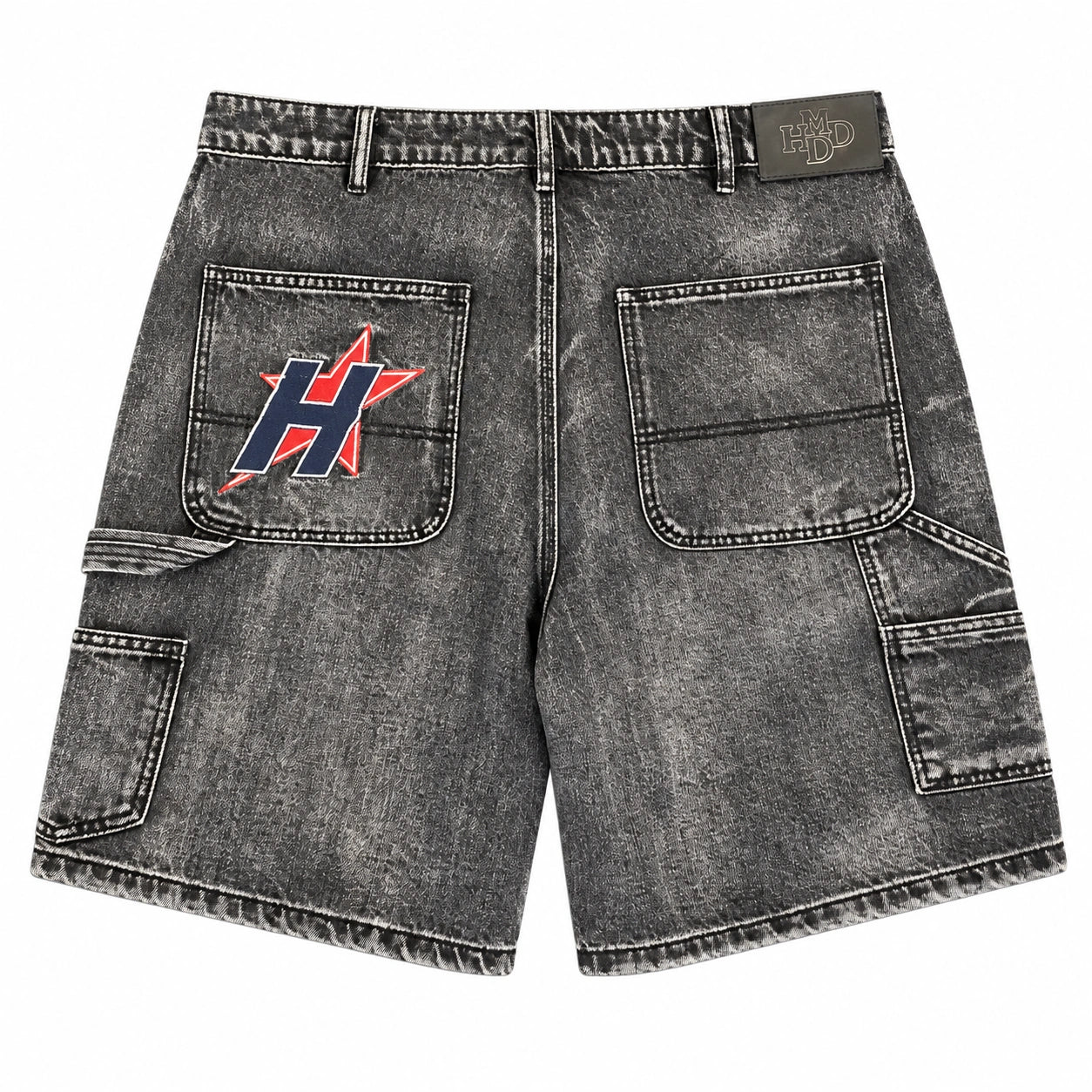 Pre-Owned HMDD Star Shorts Black