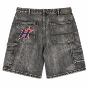 Pre-Owned HMDD Star Shorts Black