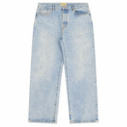 Pre-Owned Stussy Big Ol Jeans Light Blue