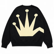 Pre-Owned Stussy Knit Crown Sweater Black