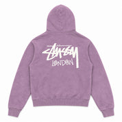 Stussy London Stock Hoodie Purple (USED)
