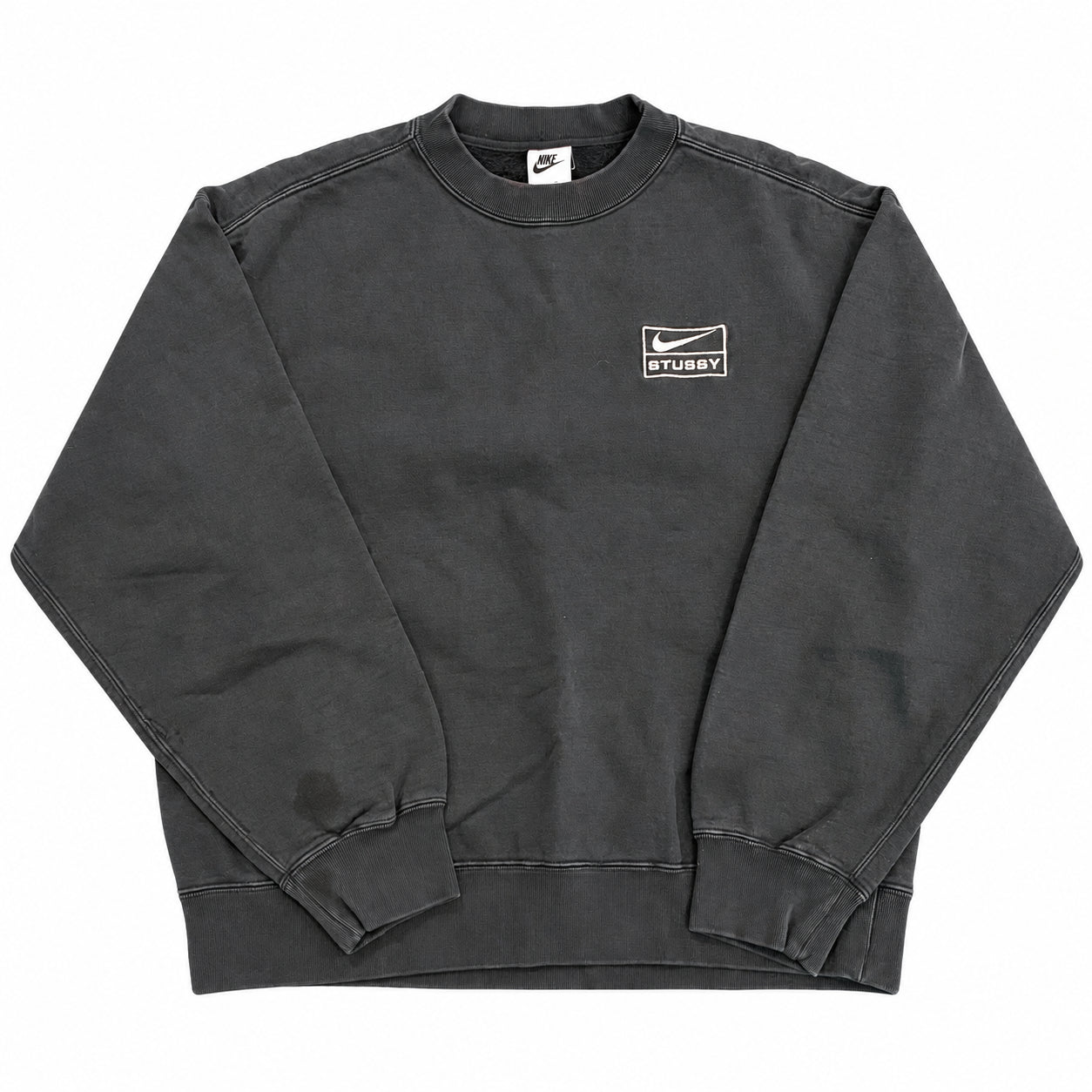 Pre-Owned Stussy x Nike Crewneck Black